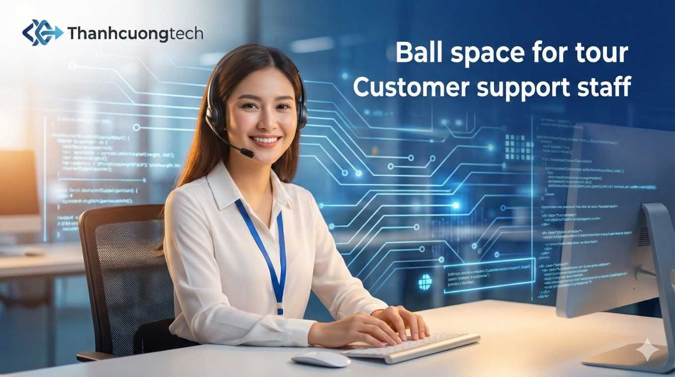 Banner trang tổng hợp các phương thức liên hệ ThanhCuongTech bao gồm hotline, email và địa chỉ.