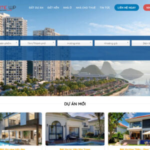 Giao diện Theme WordPress Bất Động Sản hiện đại mẫu BDS17 thiết kế bởi ThanhCuongTech.