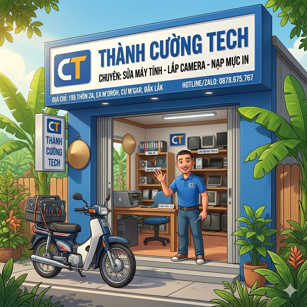 Bản đồ chỉ đường đến cửa hàng Thành Cường Tech tại Cư M'gar