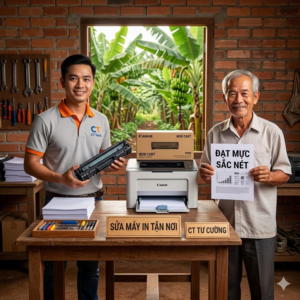 Dịch vụ đổi hộp mực cũ lấy mới tiết kiệm tại Cư M'gar