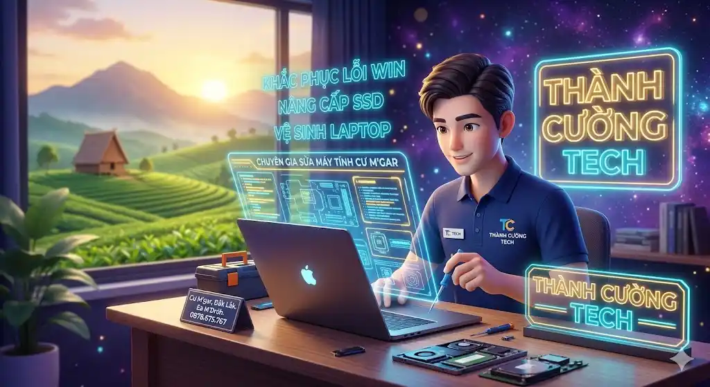 Sửa máy tính Cư Mgar - Thành Cường Tech