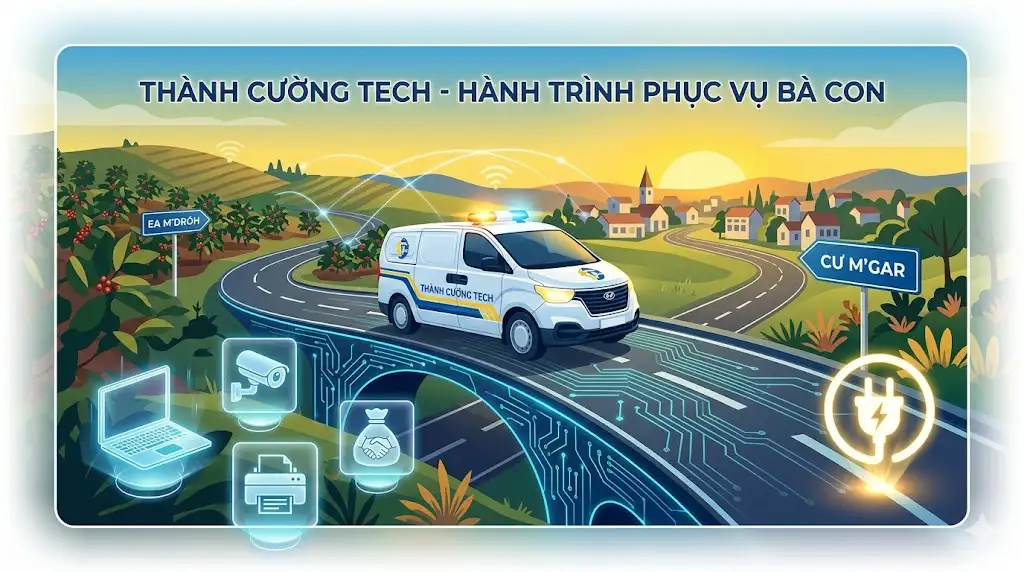 Hành trình phục vụ bà con Cư M'gar của Thành Cường Tech